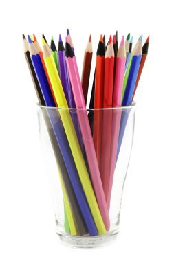 Thick colored pencils clipart