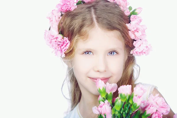 Sarışın küçük kız portresi — Stok fotoğraf