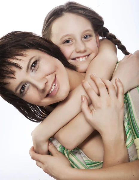 Anya és kicsi lánya — Stock Fotó