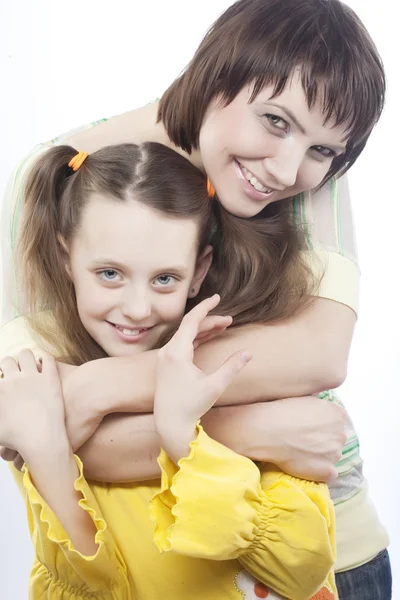 Matka a její malá dcera — Stock fotografie