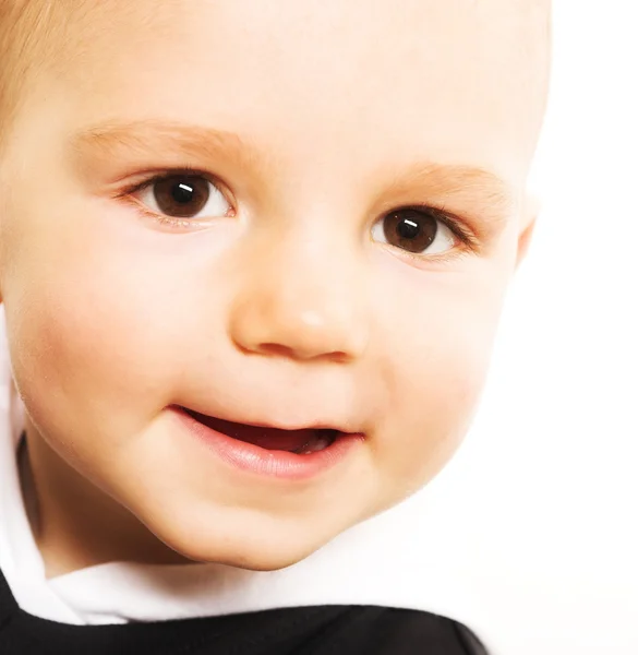 Vackra leende baby — Stockfoto