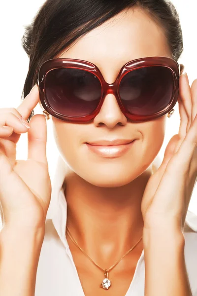 Donna con gli occhiali da sole — Foto Stock