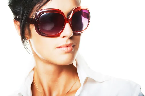 Woman wearing sunglasses Royalty Free Stock Images