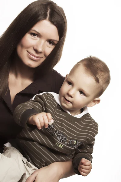 Szczęśliwa matka z dzieckiem — Zdjęcie stockowe