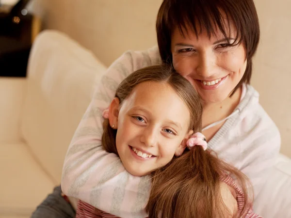 Mother and her little daughter — Stock Photo, Image