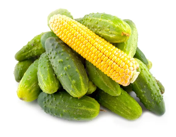 Warzywa kukurydza żółta — Zdjęcie stockowe