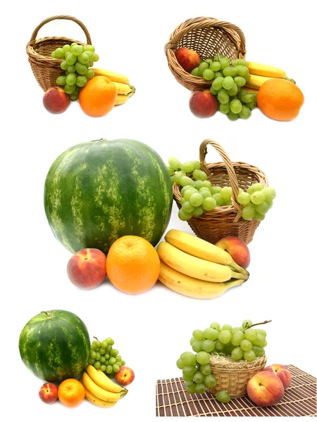 Watermelon with fruit — Stock Photo, Image