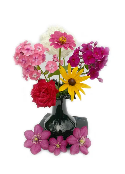 Μπουκέτο όμορφα λουλούδια Εικόνα Αρχείου