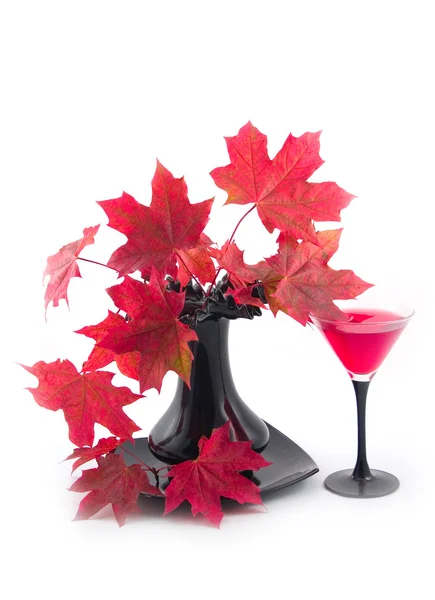 Стакан с красным вином Лицензионные Стоковые Фото