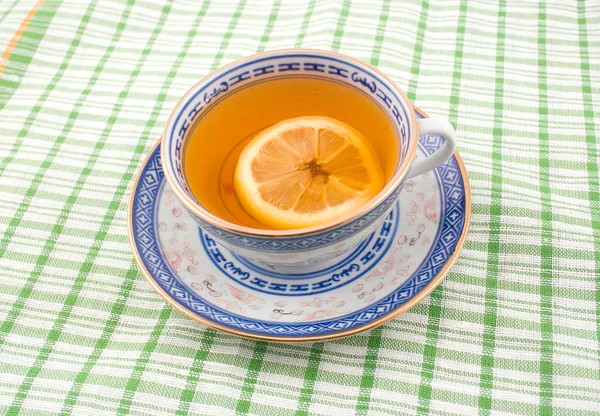 Tè saporito con limone — Foto Stock
