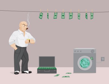 Money-laundering clipart
