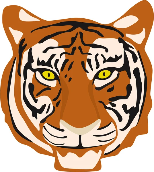 Tigre — Image vectorielle