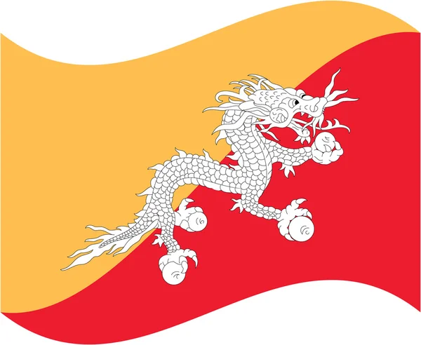Bhutan — Vettoriale Stock