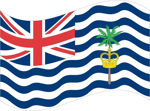 Territórios britânicos do oceano Índico — Vetor de Stock