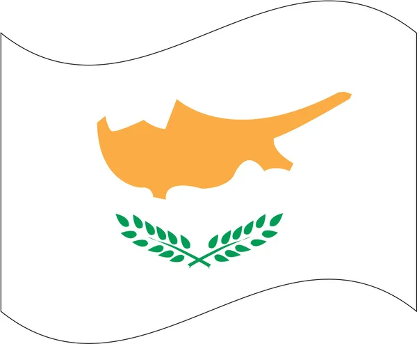 Flag _ chypre — Stockvektor