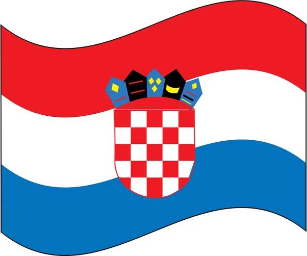 Flag_croatie — Διανυσματικό Αρχείο