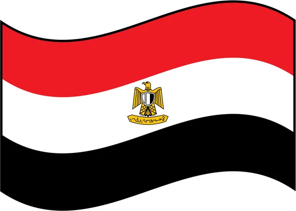 Flag _ egypte — Stockvektor