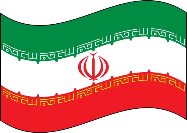 Flag _ iran — стоковый вектор