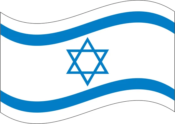 Flag _ israel — Stockvektor