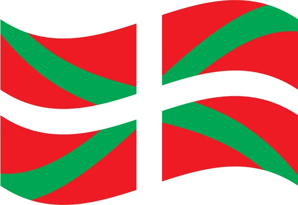 Bandera Pays Basque — Vector de stock