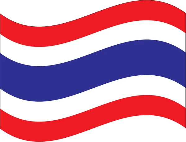 Flag _ thailande — Stockvektor