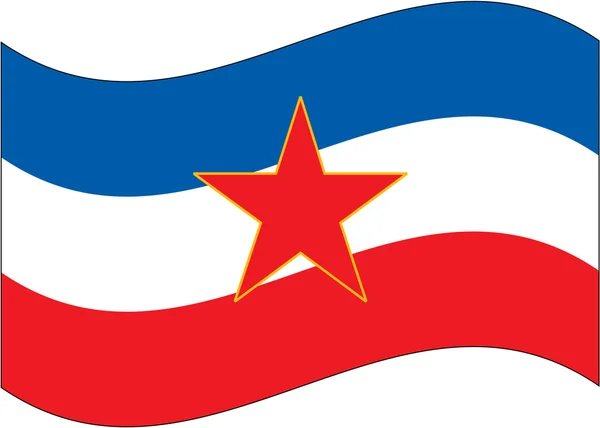 Flag _ yougoslavie — стоковый вектор
