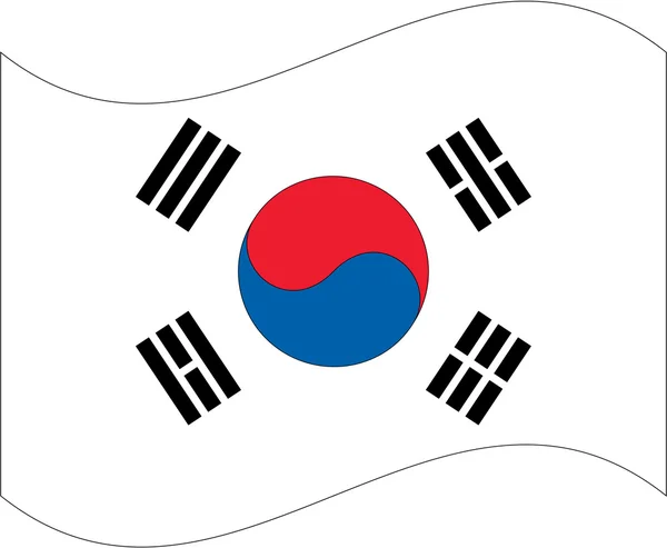 stock vector Korea south