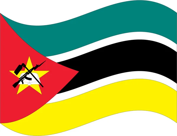 Moçambique — Vetor de Stock