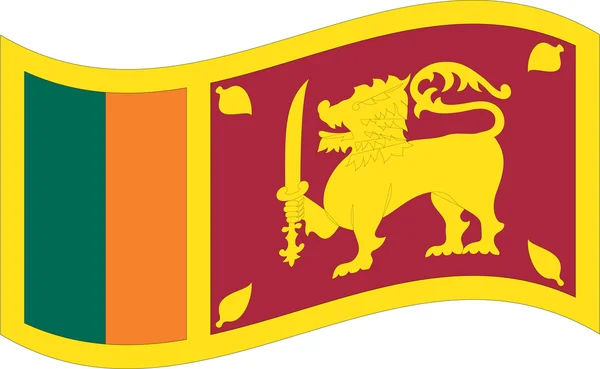 Sri Lanka — Vettoriale Stock
