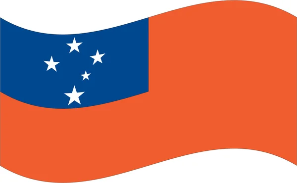 Samoa occidental — Vector de stock