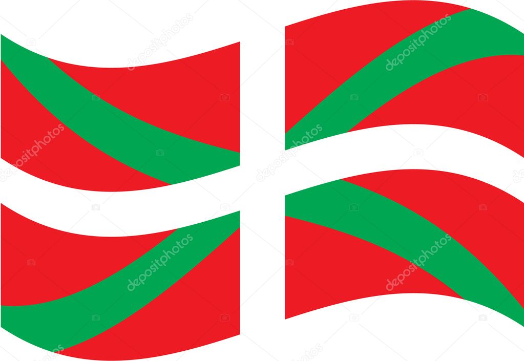 Flag Pays Basque — Stock Vector © buravtsoff #2652211