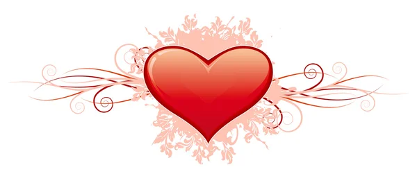 Сердце ко Дню Святого Валентина — стоковый вектор