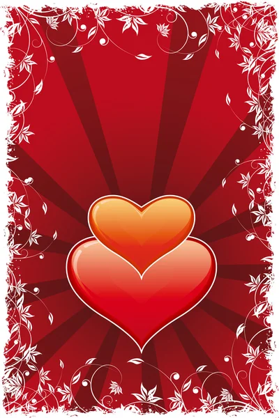 Resumen Corazón del Día de San Valentín — Vector de stock