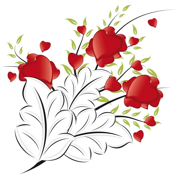 Абстрактні Валентина день серця — стоковий вектор