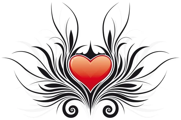 Résumé Saint-Valentin Coeur — Image vectorielle