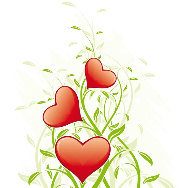 Абстрактные сердца ко Дню Святого Валентина — стоковый вектор
