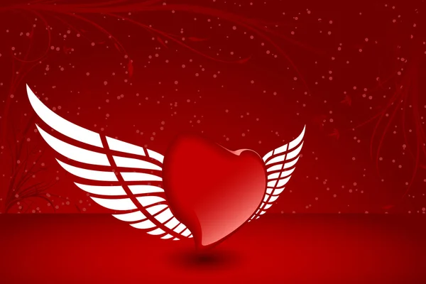 Καρδιά με φτερό — Διανυσματικό Αρχείο