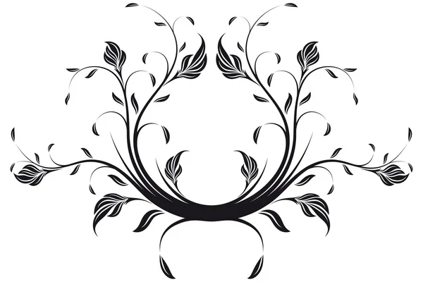 Vector Floral Swirl — Stockvector