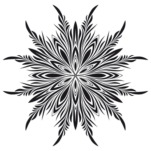 抽象的なヴィンテージの花 — ストックベクタ
