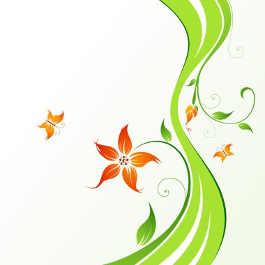 Lovely flower clipart