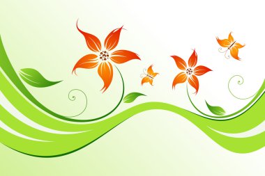 Lovely flower clipart