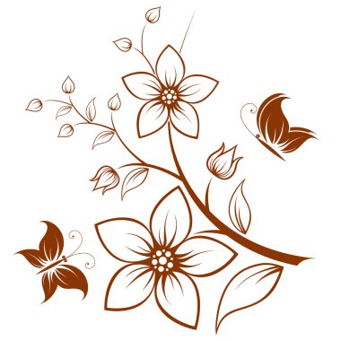 Flower tree clipart