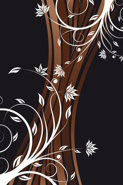 花柄のデザインのベクトル — ストックベクタ