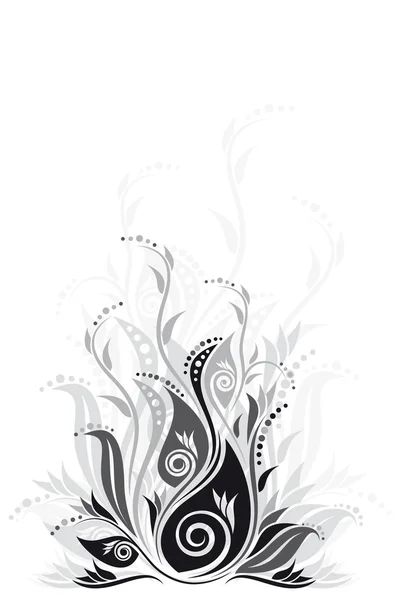 Vector floral fondo ilustración — Vector de stock