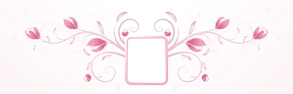 抽象粉色花背景 — 图库矢量图片