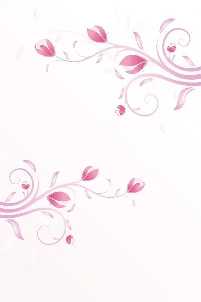 Summer background in pink — Stock Vector