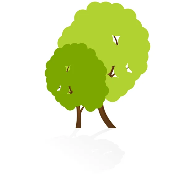 Icona albero — Vettoriale Stock