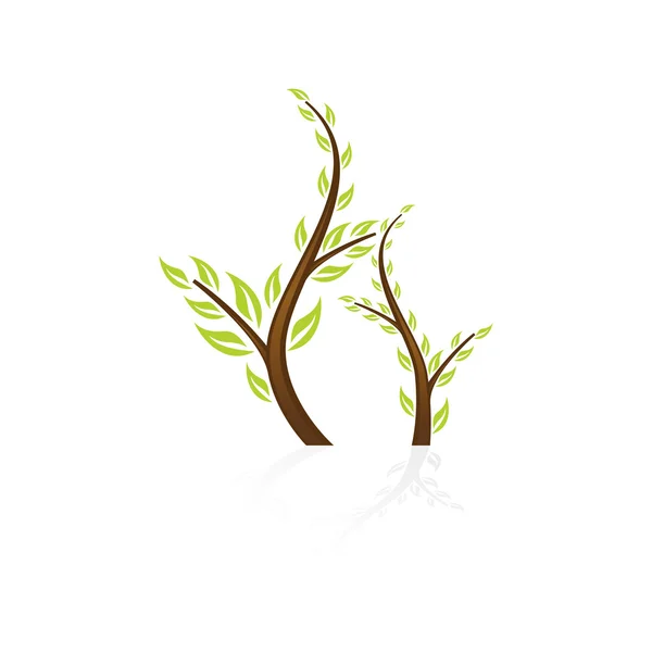 Αφηρημένη δέντρο εικονίδιο — Διανυσματικό Αρχείο