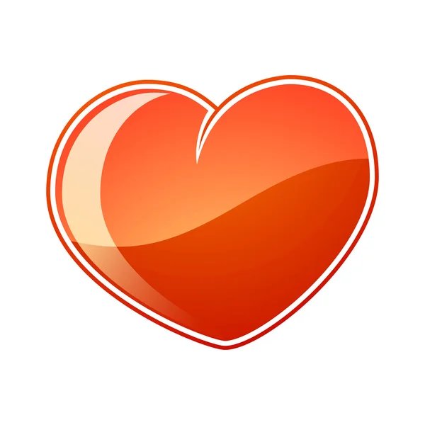 Hjärta ikon — Stock vektor