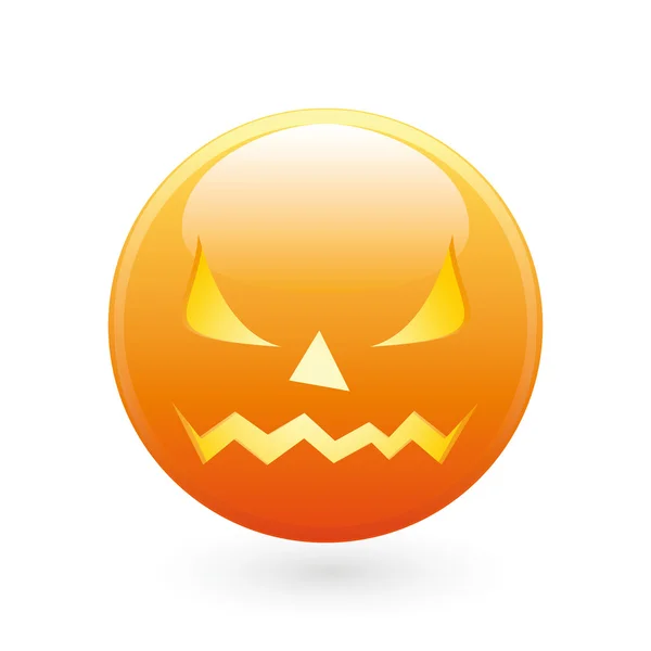 Halloween uśmiech ikona — Wektor stockowy